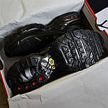 Чоловічі кросівки Nike Air Max Tn plus "Triple black" літні весна-осінь. Живе фото. топ. Чоловічі Nike, фото 5