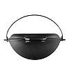 Казан 12 л чавун з кришкою-сковородою Brizoll. Чавунний казан для плову + Тренога, фото 8