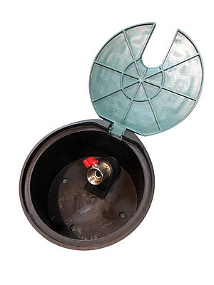 Підземний бокс з краном GreenBox, різьба 3/4" дюйма ВР (26 мм), до 6 бар, акварозетка (Туреччина)