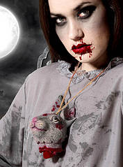 Намисто голови кролика