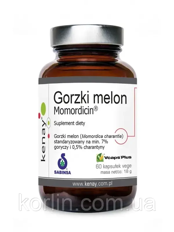 Гірка Диня Екстракт Горькою Дині 60 кап KenayAG Bitter Melon Доставка з ЄС, фото 1