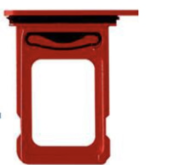 Слот Sim-карти для iPhone 13 , червоний, на 2 Sim-карти, фото 1