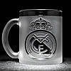 Кружка для чаю та кави з гравіюванням лого ФК Реал Мадрід FC Real Madrid SandDecor, фото 4
