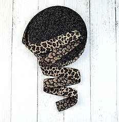 Гумка трикотажна Леопард 40 мм.