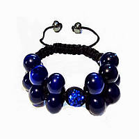 Браслет Shamballa с кошачьим глазом