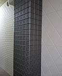 3Д Панель стінова самоклеюча 70х70смх8мм самоклейка на стелю і на стіну пвх квадрати сірі сріблясті, фото 7