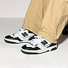 Кросівки New Balance 550 White Green Black, фото 7