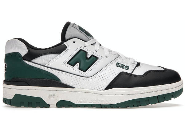 Кросівки New Balance 550 White Green Black, фото 2