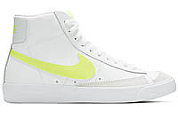 Кроссовки Nike Blazer Mid '77 White/Lemon Venom-Pure Platinum - CZ0362-100