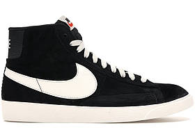 Кросівки Nike Blazer Mid Vintage Black Suede - AV9376-001