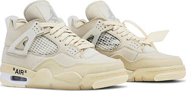 Кросівки Nike Air Jordan 4 Retro Off-White Sail - CV9388-100, фото 4