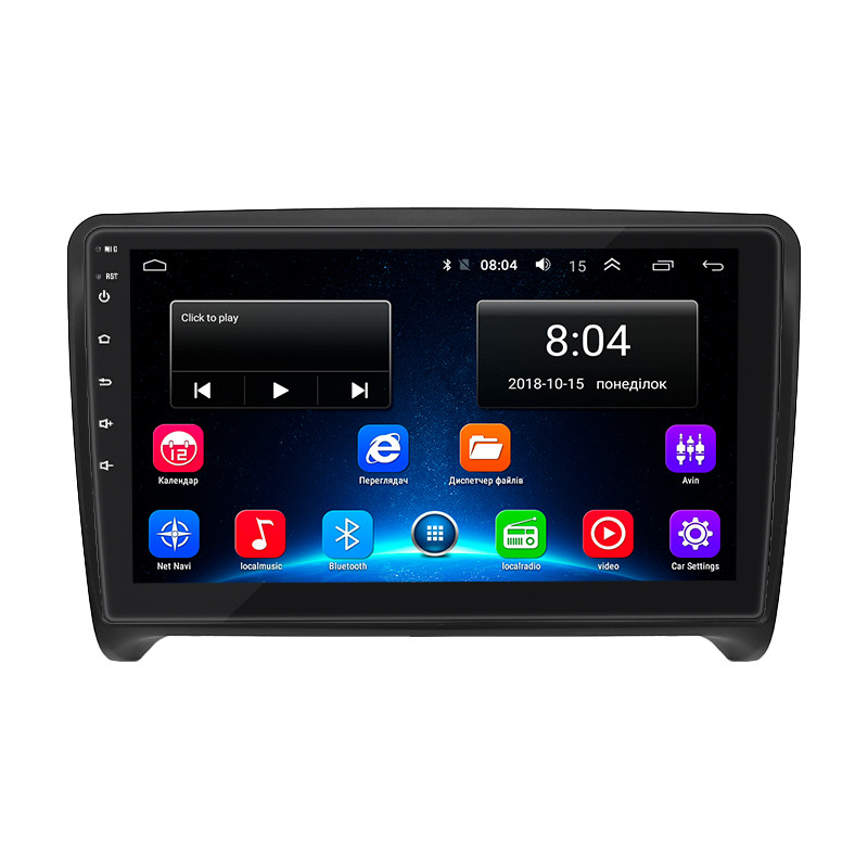 Радіо стрічка Леско на повний робочий день для Audi TT II (8J) Рестайлінг 2010-2014 екран 9 "2/32gb Wi-Fi GPS база, фото 1