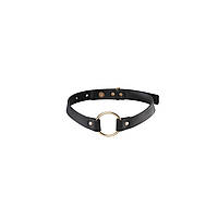 Чокер з екошкіри Bijoux Indiscrets Maze – Single Choker Black