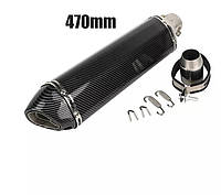 Прямоточный глушитель в комплекте с наклейкой