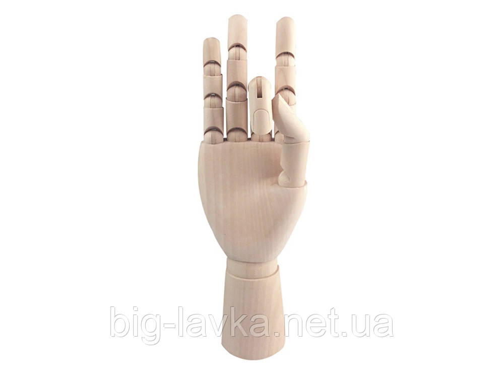 Рука манекен деревянная подвижная Рука для держания товара Рука модель для художника 30 см