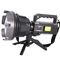 Ручний світлодіодний кемпінговий ліхтар Bailong TD-888, з USB повербанком, ремінцем та триногою