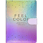 Блокнот А5 на магніті Color в клітинку 112 аркушів арт. MY002-3, фото 2