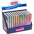 Блокнот А5 на магніті Color в клітинку 112 аркушів арт. MY002-3, фото 6