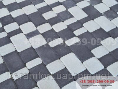 Тротуарная плитка Роксайд Старый город 6 см серый - фото 3 - id-p1352570682