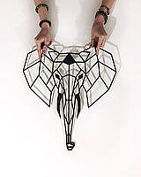 Декоративне панно з дерева Слон