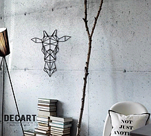 Декоративне панно з дерева Жираф