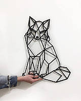 Декоративне панно з дерева Лисиця