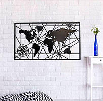 Об'ємна картина з дерева Vector Map