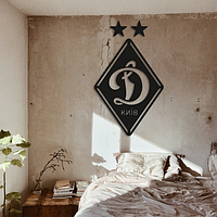 Декор для стін Панно з дерева Динамо Київ 50х30 см