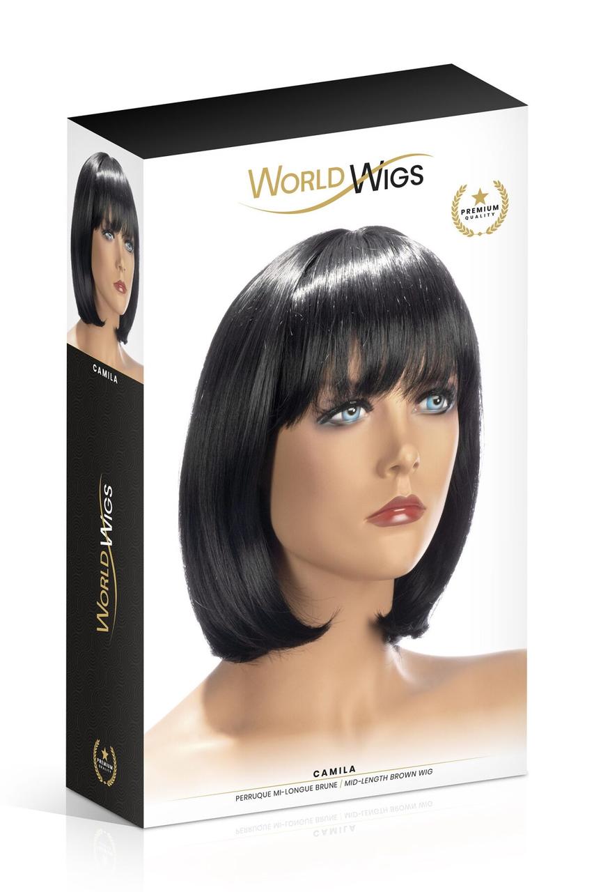 Парик World Wigs CAMILA MID-LENGTH BROWN sexx.com.ua - фото 2 - id-p1583375417