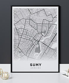 Постер "Карта міста"