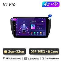 Junsun 4G Android магнітола для Toyota Highlander 2007-2013 2ГБ+32+4G 9"