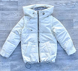 Куртка дитяча для дівчинки зі знімними рукавами жилетка розміри 116-146