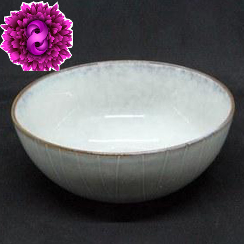 Столовий набір тарілок 5 салатників 16 см світлий керамічний посуд для подарунка 7953-80