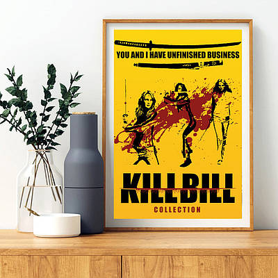 Плакат Kill Bill Вбити Білла формат А3 без рам