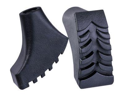 Гумові наконечники каблучки чобітки насадки для скандинавських трекінгових палиць (пара 2 шт.), фото 1