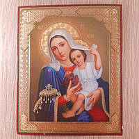 Лик Пресвята Богородиця Покриваюча, 10х12 см
