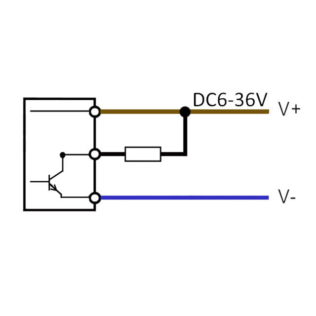 Индуктивный датчик HURON LJ18A3-8-Z/BX NPN NO открытый: купить по