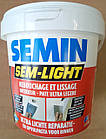 Готова суперлегка шпаклівка Semin (Семін Сем-Лайт) SEM-LIGHT (відро 1 л.)