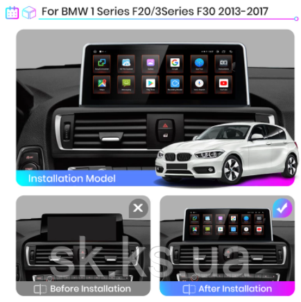 Junsun 4G Android магнітолу для BMW Series 1/2 F20 F22 3/4 F30 F32 NBT 2013 — 2017