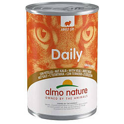 Альмо Nature (Альмо Натюр) Daily Cat Adult Veal - консервований корм для дорослих кішок (телятина)