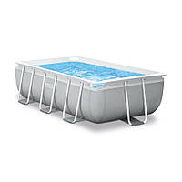 Бассейн каркасный Intex Prism Frame Pool с лестницей и насосом, 400*200*122см, 26790