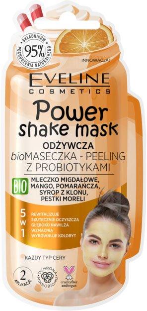 Маска-пилинг питательная биo Eveline Power Shake Mask с пробиотиками 10 мл (5903416025016)