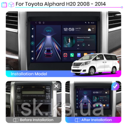 Junsun 4G Android магнітола для Toyota Alphard H20 2008 - 2014