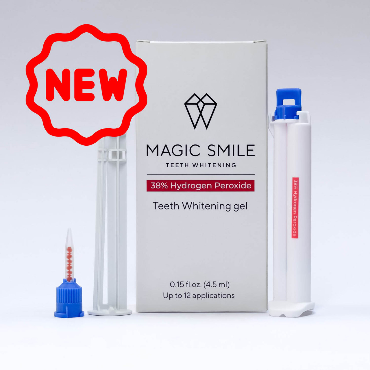 _Magic Smile Перекис 38% Hydrogen Peroxide Refill. Гель для відбілювання зубів. До 4 Пацієнтів