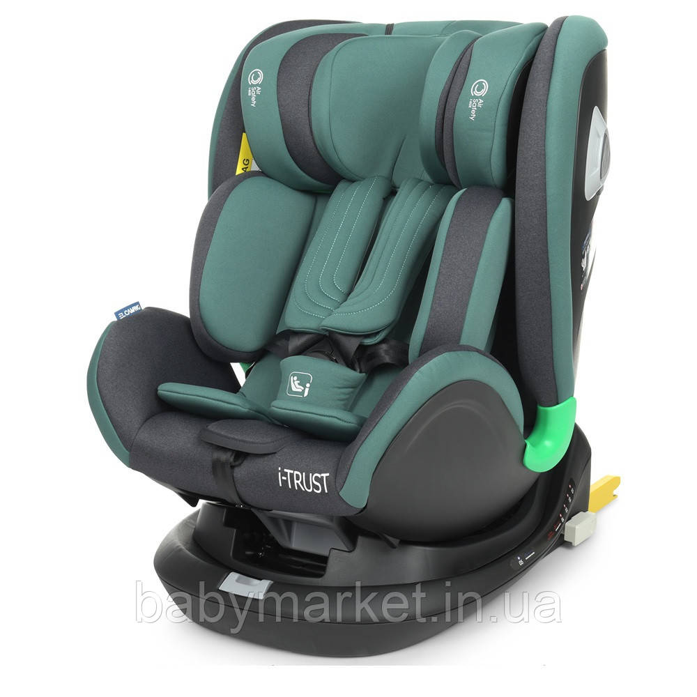 Автокрісло El Camino (0-36кг) ME 1081-B I-TRUST 360 ISOFIX (hunter green), фото 1