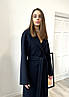 Демісезонне жіноче брендове шикарне пальто з поясом, фото 4