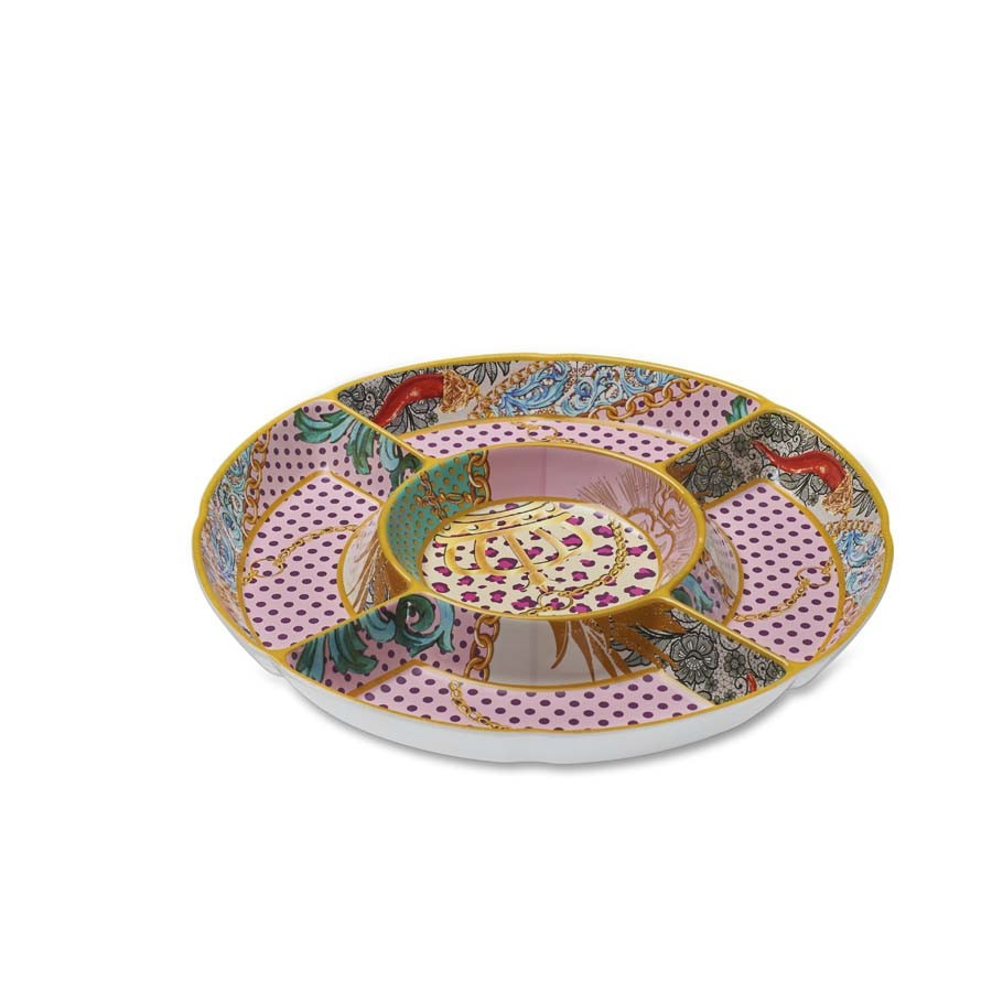 Блюдо для закусок (менажніця) з меламіну Henriette Trend 35.5 см D17858