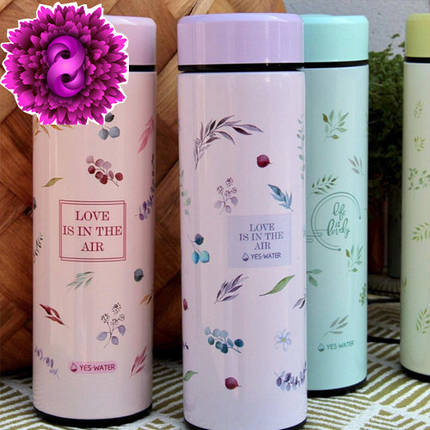 Термос питний Прованс нержавіюча сталь 500 мл для кави або чаю, фото 1