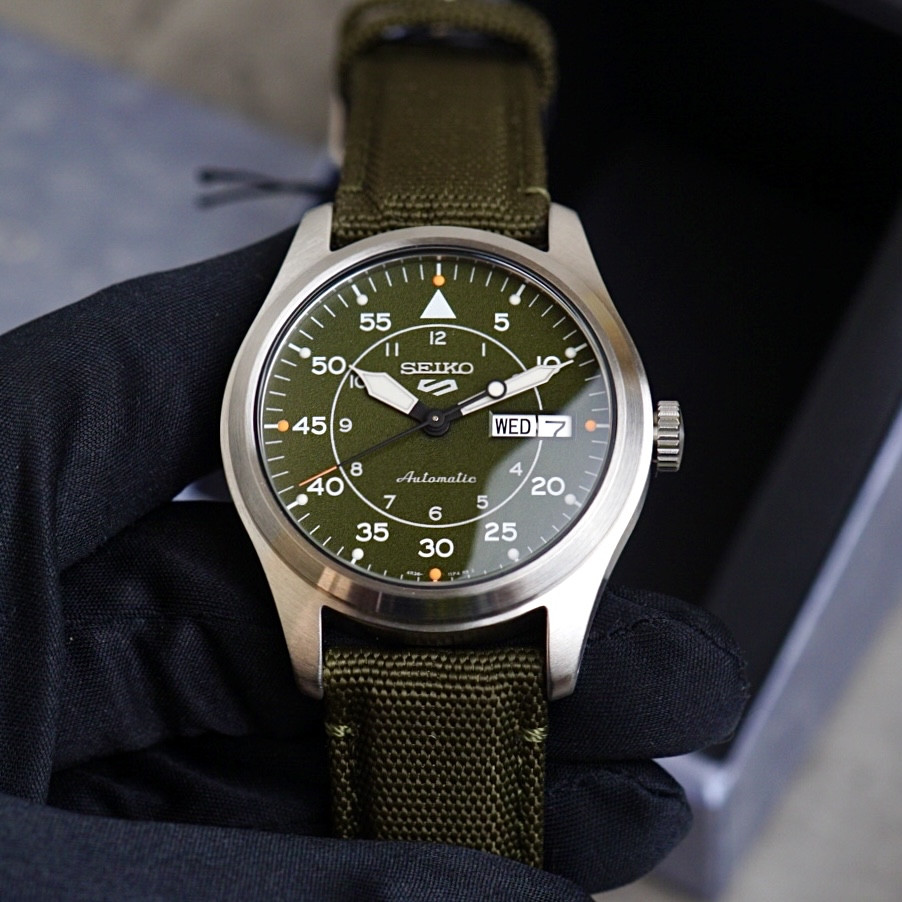 Часы Seiko 5 SRPH29K1 Military 100m 4R36