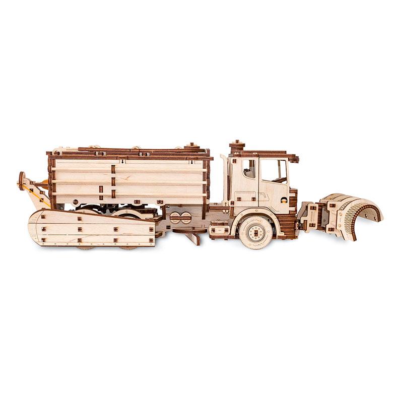 Модель 3D деревянна сборна механічна EVA Eco-Wood-Art SNOWTRUCK 000402